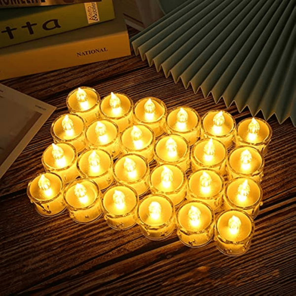 24pcs Flameless Tea Light LED Candles - Image 2