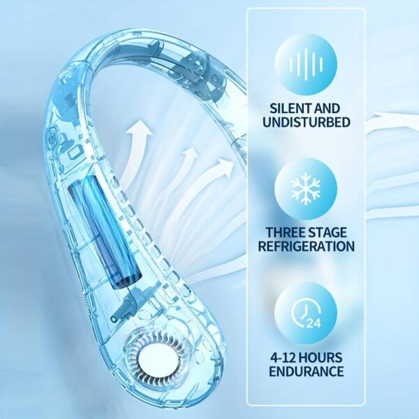 Portable Bladeless Neck Fan - Image 2