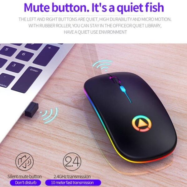 Rechargeable Wireless Mouse - Image 2